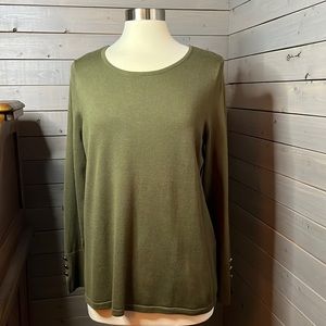 Chico’s Olive Green Sweater